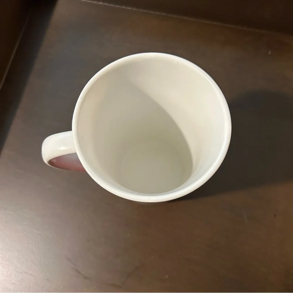 Starbucks 2009 Holiday Mug Christmas red white green tall